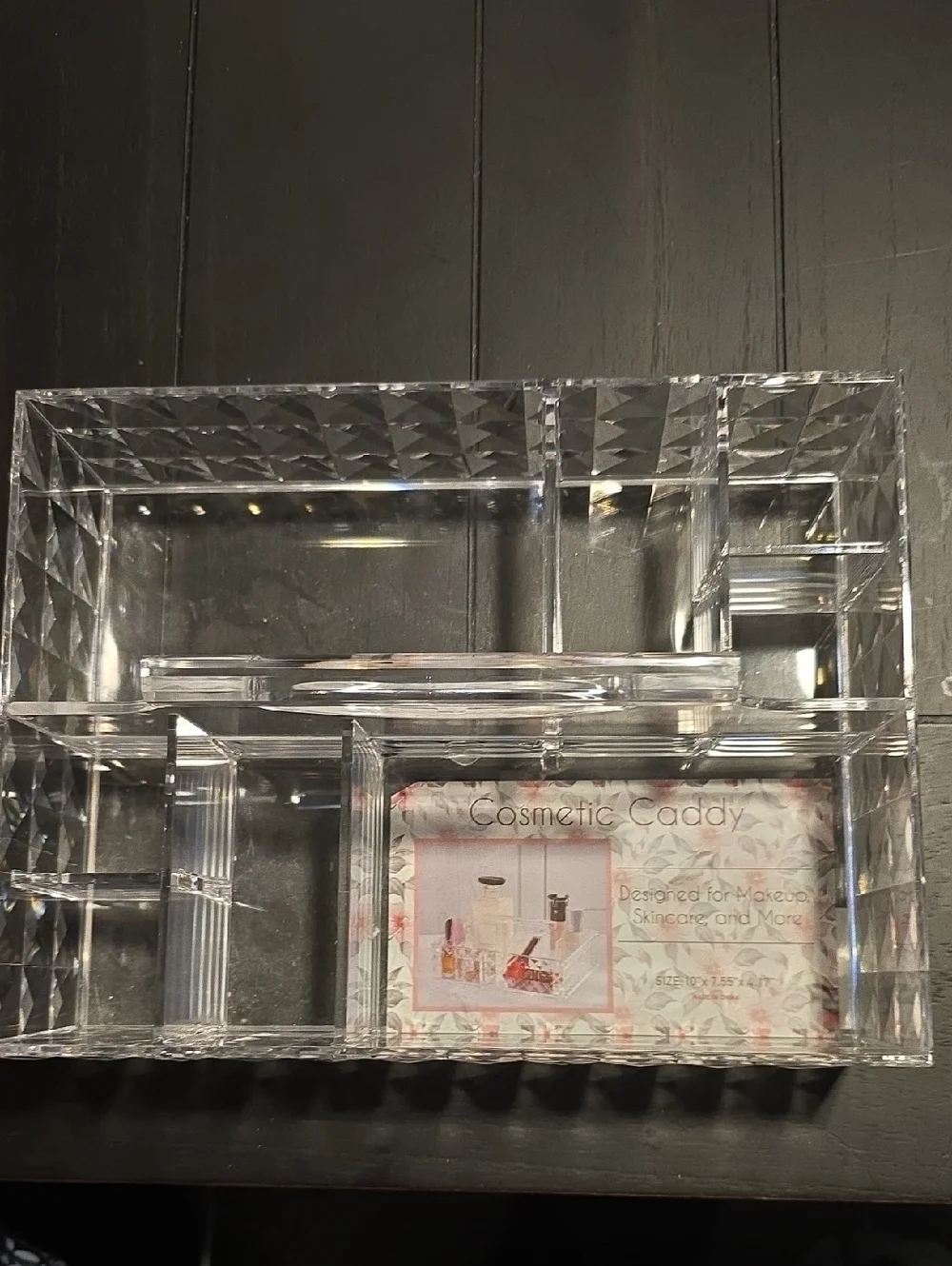 Clear Acrylic Cosmetic Caddy Organizer